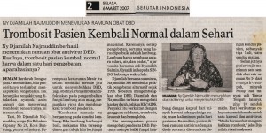 Liputan Harian Seputar Indonesia selasa 6 Maret 2007